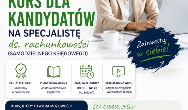 II stopień - Kurs dla kandydatów na specjalistę ds. rachunkowości