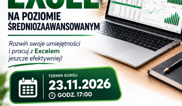 Kurs Microsoft Excel na poziomie średniozaawansowanym